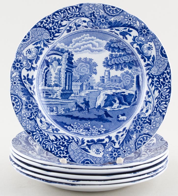 Plates Set of Six c1920s to 1950s